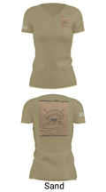 Los Pistoleros 43095637 Women's Short Sleeve V-neck Shirt - 88