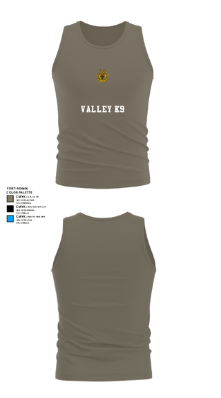 Tank Top, VALLEY K9, , Teamtime, Team time, sublimation, custom sports apparel, team uniforms, spirit wear, spiritwear, sports uniforms, custom shirts, team store, custom team store, fundraiser sports, apparel fundraiser