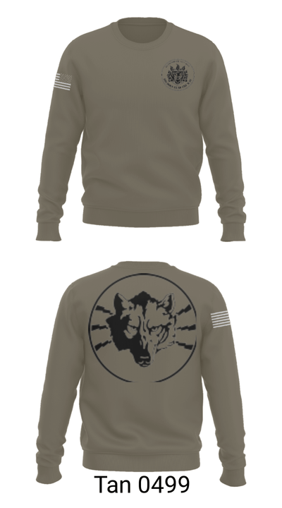 Wolves, Bravo, 305th MI 94376835 Crew Neck Sweatshirt - 36