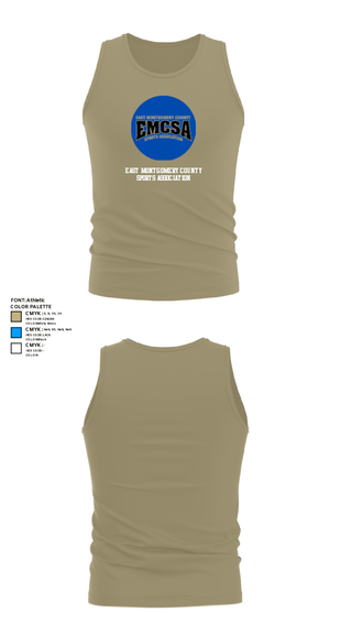 Tank Top, East Montgomery County Sports Association, Spirit Store, Teamtime, Team time, sublimation, custom sports apparel, team uniforms, spirit wear, spiritwear, sports uniforms, custom shirts, team store, custom team store, fundraiser sports, apparel fundraiser