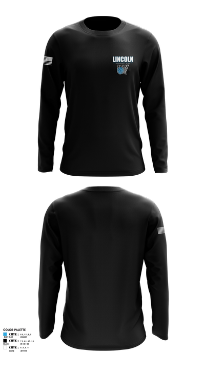 Lincoln Basketball Elite 18971847 Long Sleeve Performance Shirt 2