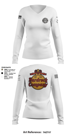 Womens Long Sleeve Vneck Shirt, 2nd PLT A CO-The Family, Army, Teamtime, Team time, sublimation, custom sports apparel, team uniforms, spirit wear, spiritwear, sports uniforms, custom shirts, team store, custom team store, fundraiser sports, apparel fundraiser