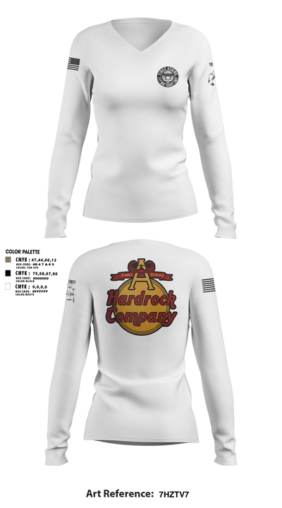 2nd PLT A CO-The Family Women's Long Sleeve V-neck Shirt - 2