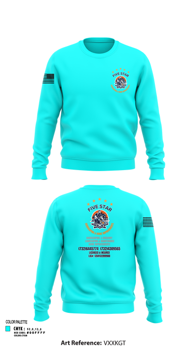 5 Star 18393940 Crew Neck Sweatshirt - 113