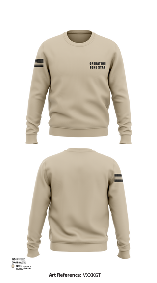 Crew Neck Sweatshirt, Operation lone star, , Teamtime, Team time, sublimation, custom sports apparel, team uniforms, spirit wear, spiritwear, sports uniforms, custom shirts, team store, custom team store, fundraiser sports, apparel fundraiser