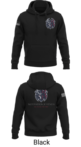 Hoodie, Motivation X Fitness, LLC, , Teamtime, Team time, sublimation, custom sports apparel, team uniforms, spirit wear, spiritwear, sports uniforms, custom shirts, team store, custom team store, fundraiser sports, apparel fundraiser