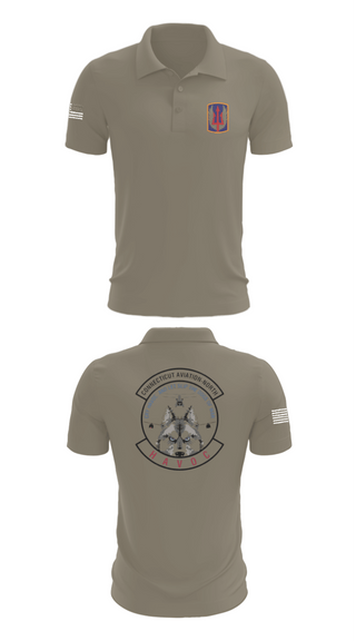 Short Sleeve Performance Polo, 1-169th E Company, National Guard, Teamtime, Team time, sublimation, custom sports apparel, team uniforms, spirit wear, spiritwear, sports uniforms, custom shirts, team store, custom team store, fundraiser sports, apparel fundraiser