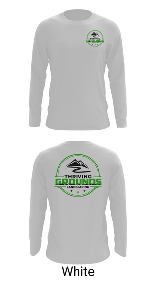 Long Sleeve Performance Shirt, Thriving Grounds Landscaping, , Teamtime, Team time, sublimation, custom sports apparel, team uniforms, spirit wear, spiritwear, sports uniforms, custom shirts, team store, custom team store, fundraiser sports, apparel fundraiser