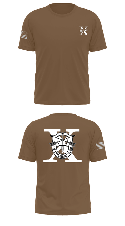 10th Special Forces HPW 55640979 Short Sleeve Performance Shirt - 19
