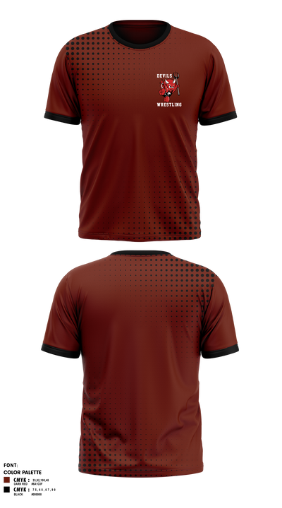 Devils 6525304 Short Sleeve Rash Guard Shirt - 1