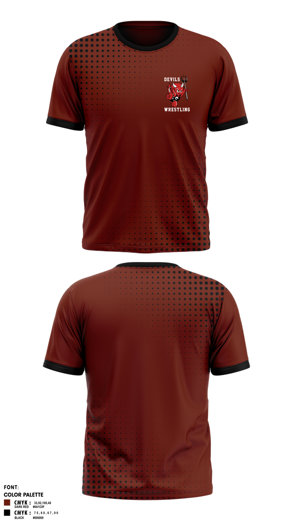 Short Sleeve Rash Guard Shirt, Devils, Wrestling, Teamtime, Team time, sublimation, custom sports apparel, team uniforms, spirit wear, spiritwear, sports uniforms, custom shirts, team store, custom team store, fundraiser sports, apparel fundraiser