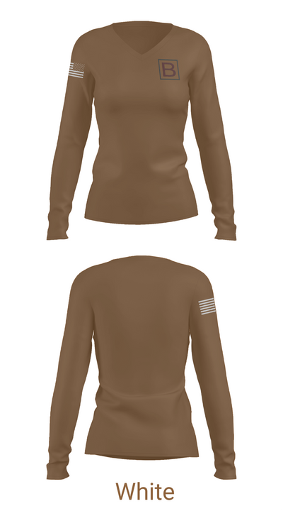 Big bacon 78222770 Women's Long Sleeve V-neck Shirt - 16