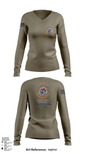 5 Star 18393940 Women's Long Sleeve V-neck Shirt - 114