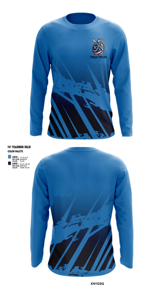 Long Sleeve Performance Shirt, Texas titans, , Teamtime, Team time, sublimation, custom sports apparel, team uniforms, spirit wear, spiritwear, sports uniforms, custom shirts, team store, custom team store, fundraiser sports, apparel fundraiser