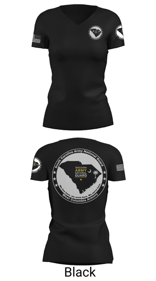 Womens Short Sleeve Vneck Shirt, Bravo 3, National Guard, Teamtime, Team time, sublimation, custom sports apparel, team uniforms, spirit wear, spiritwear, sports uniforms, custom shirts, team store, custom team store, fundraiser sports, apparel fundraiser