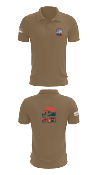 Short Sleeve Performance Polo, 75 HCOS SGGD, Air Force, Teamtime, Team time, sublimation, custom sports apparel, team uniforms, spirit wear, spiritwear, sports uniforms, custom shirts, team store, custom team store, fundraiser sports, apparel fundraiser
