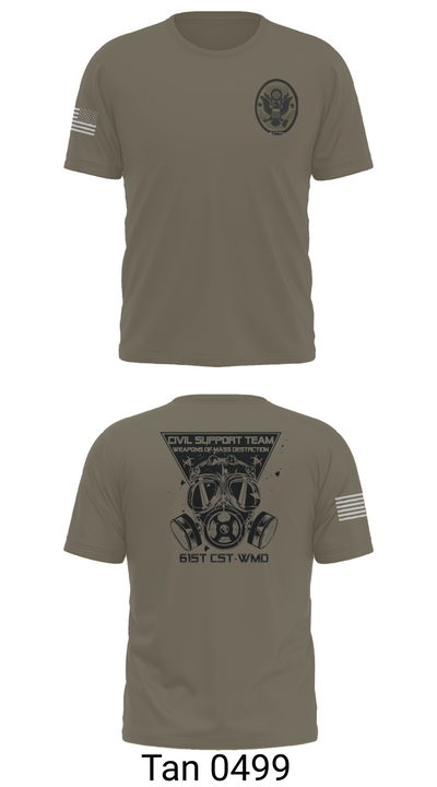 61st CST 56297636 Short Sleeve Performance Shirt - 76