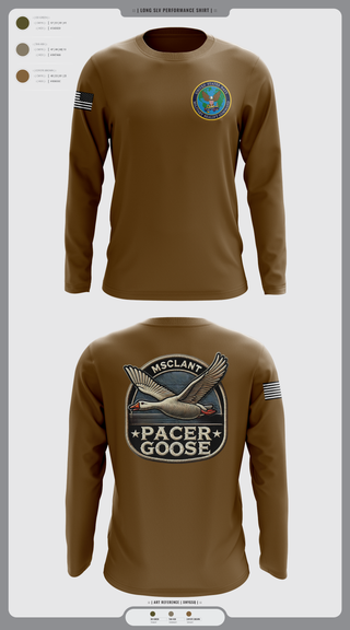 Long Sleeve Performance Shirt, MILITARY SEALIFT COMMAND ATLANTIC, , Teamtime, Team time, sublimation, custom sports apparel, team uniforms, spirit wear, spiritwear, sports uniforms, custom shirts, team store, custom team store, fundraiser sports, apparel fundraiser