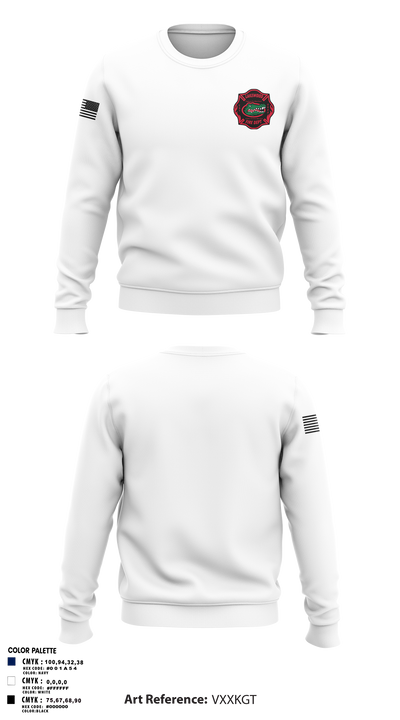 Lakewood fire department 6365083 Crew Neck Sweatshirt - 2