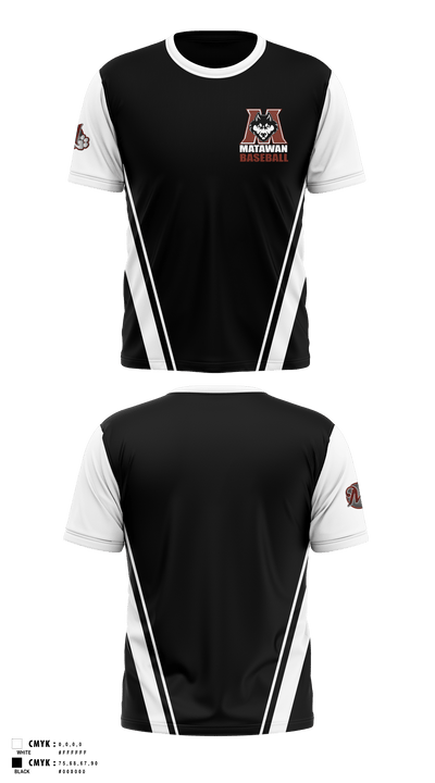 Matawan Huskies 91984633 Short Sleeve Performance Shirt - 2