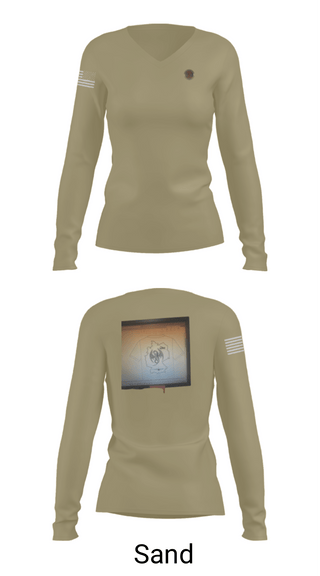 Womens Long Sleeve Vneck Shirt, 86 MXO, Air Force, Teamtime, Team time, sublimation, custom sports apparel, team uniforms, spirit wear, spiritwear, sports uniforms, custom shirts, team store, custom team store, fundraiser sports, apparel fundraiser