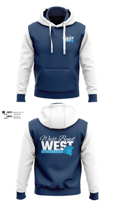 West Bend West Gymnastics 52133716 Hoodie - 41