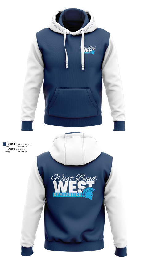 Hoodie, West Bend West Gymnastics, Spirit Store, Teamtime, Team time, sublimation, custom sports apparel, team uniforms, spirit wear, spiritwear, sports uniforms, custom shirts, team store, custom team store, fundraiser sports, apparel fundraiser