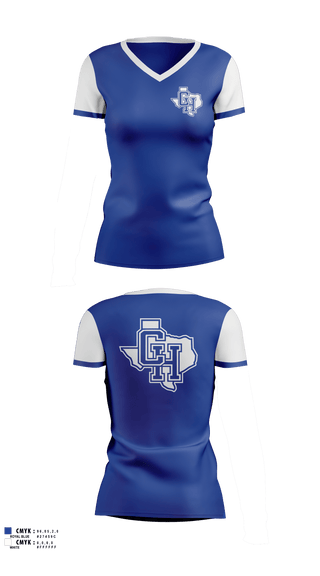 Womens Short Sleeve Vneck Shirt, Central Heights High School Swimming, Swimming, Teamtime, Team time, sublimation, custom sports apparel, team uniforms, spirit wear, spiritwear, sports uniforms, custom shirts, team store, custom team store, fundraiser sports, apparel fundraiser