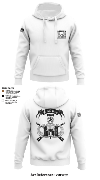 Hoodie, 95TH EN, Army, Teamtime, Team time, sublimation, custom sports apparel, team uniforms, spirit wear, spiritwear, sports uniforms, custom shirts, team store, custom team store, fundraiser sports, apparel fundraiser