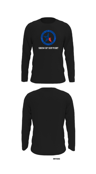 Long Sleeve Performance Shirt, SHOW OF SUPPORT, , Teamtime, Team time, sublimation, custom sports apparel, team uniforms, spirit wear, spiritwear, sports uniforms, custom shirts, team store, custom team store, fundraiser sports, apparel fundraiser