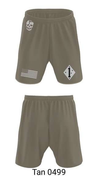 Athletic Shorts With Pockets, 3/7 Kilo 3rd, Marines, Teamtime, Team time, sublimation, custom sports apparel, team uniforms, spirit wear, spiritwear, sports uniforms, custom shirts, team store, custom team store, fundraiser sports, apparel fundraiser
