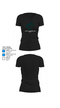 Hope Christian Middle School Cheer 1829633 Women's Short Sleeve V-neck Shirt - 37