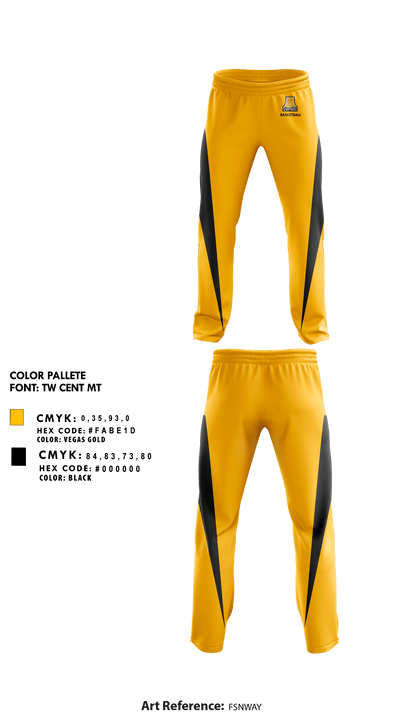 Advanced Science and Technology Education Charter High School Basketball 13109444 Sweatpants - 1