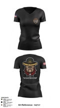 Bravo BulldawgsBravo BulldawgsB_3-6 ADARBulldawgs 3-6ADAR 29854779 Women's Short Sleeve V-neck Shirt - 2