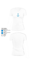 SOUTHSIDE CONCRETE 87978543 Women's Short Sleeve V-neck Shirt - 18