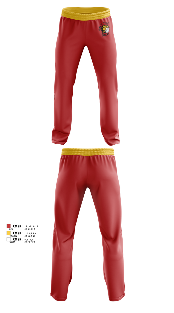 Sweatpants, Titans, Golf, Teamtime, Team time, sublimation, custom sports apparel, team uniforms, spirit wear, spiritwear, sports uniforms, custom shirts, team store, custom team store, fundraiser sports, apparel fundraiser