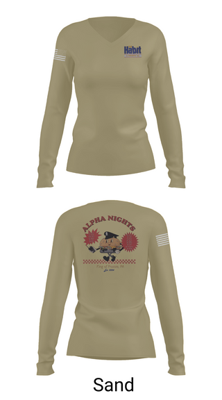Womens Long Sleeve Vneck Shirt, Upper Merion, , Teamtime, Team time, sublimation, custom sports apparel, team uniforms, spirit wear, spiritwear, sports uniforms, custom shirts, team store, custom team store, fundraiser sports, apparel fundraiser
