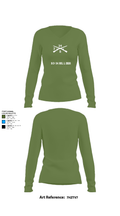 B/3-34 Bulldogs 76121406 Women's Long Sleeve V-neck Shirt - 42