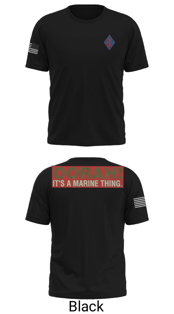 Short Sleeve Performance Shirt, 1st Marine Regiment, Marines, Teamtime, Team time, sublimation, custom sports apparel, team uniforms, spirit wear, spiritwear, sports uniforms, custom shirts, team store, custom team store, fundraiser sports, apparel fundraiser