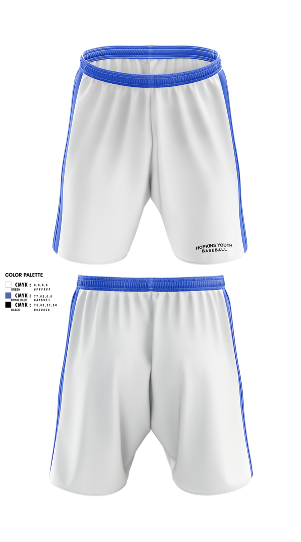 Athletic Shorts With Pockets, Hopkins Youth Baseball Association, Baseball, Teamtime, Team time, sublimation, custom sports apparel, team uniforms, spirit wear, spiritwear, sports uniforms, custom shirts, team store, custom team store, fundraiser sports, apparel fundraiser