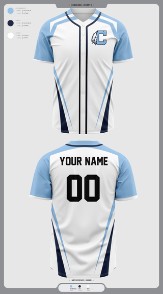 Full Button Baseball Jersey, Chiefs, Baseball, Teamtime, Team time, sublimation, custom sports apparel, team uniforms, spirit wear, spiritwear, sports uniforms, custom shirts, team store, custom team store, fundraiser sports, apparel fundraiser