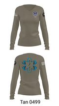 700 37457336 Women's Long Sleeve V-neck Shirt - 77