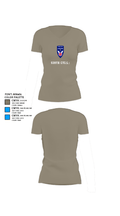 539th CTC(L) 64656051 Women's Short Sleeve V-neck Shirt - 64