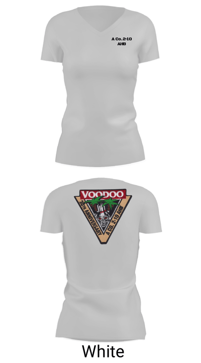 A Co.2-10 AHB 24005115 Women's Short Sleeve V-neck Shirt - 10