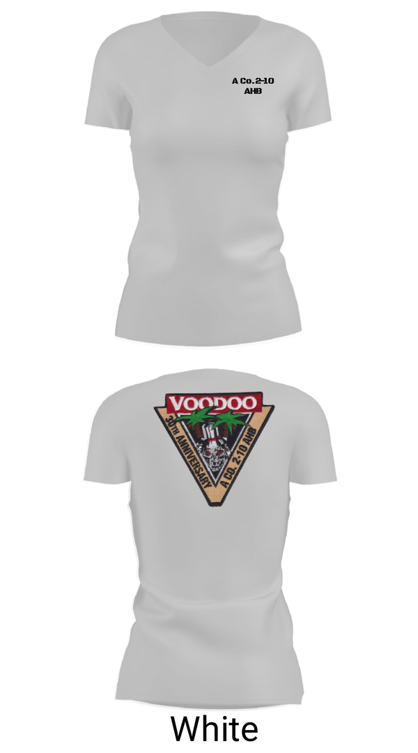 Women's Short Sleeve Vneck Shirt, A Co.2-10 AHB, , Teamtime, Team time, sublimation, custom sports apparel, team uniforms, spirit wear, spiritwear, sports uniforms, custom shirts, team store, custom team store, fundraiser sports, apparel fundraiser