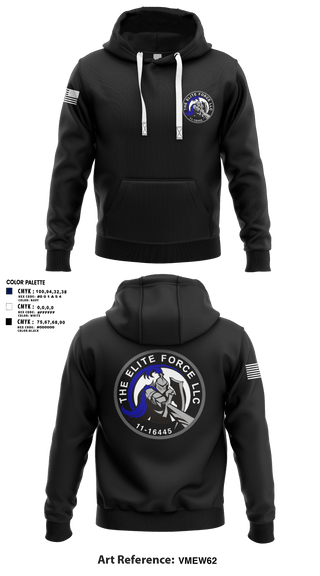 Hoodie, The Elite Force Llc, Police, Teamtime, Team time, sublimation, custom sports apparel, team uniforms, spirit wear, spiritwear, sports uniforms, custom shirts, team store, custom team store, fundraiser sports, apparel fundraiser