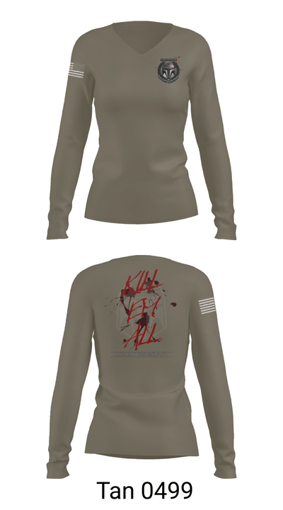 Bounty hunters 46936417 Women's Long Sleeve V-neck Shirt - 77