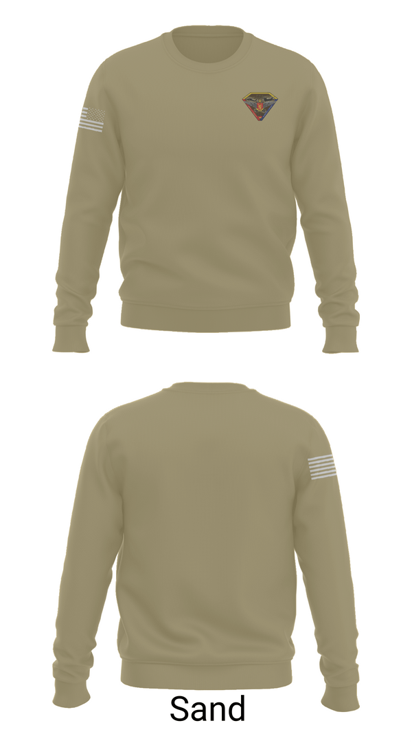 Crew Neck Sweatshirt, Bravo Company  642nd ASC, , Teamtime, Team time, sublimation, custom sports apparel, team uniforms, spirit wear, spiritwear, sports uniforms, custom shirts, team store, custom team store, fundraiser sports, apparel fundraiser