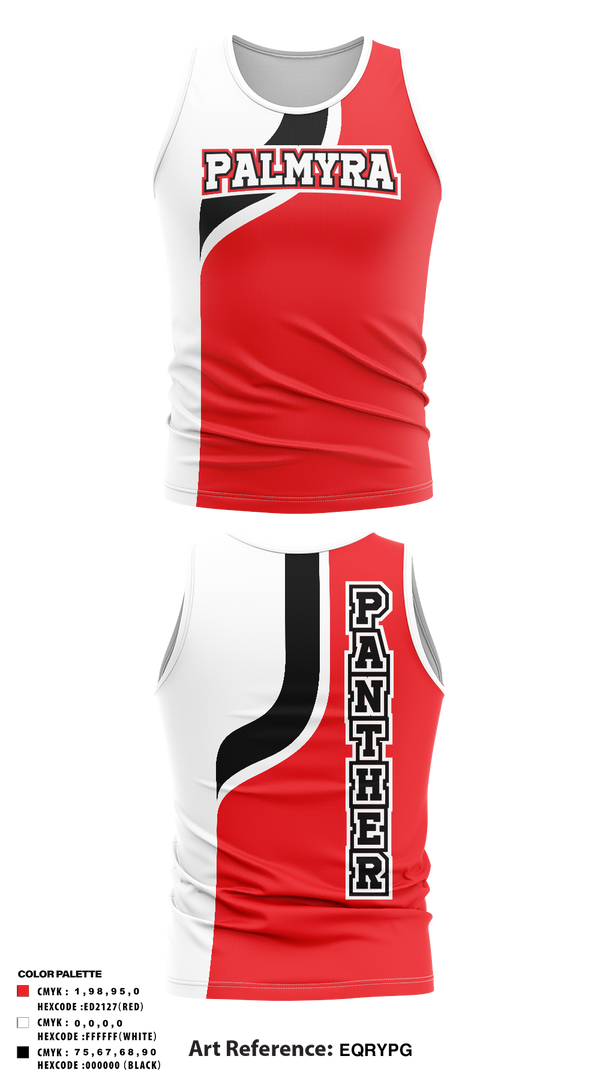 Tank Top, Palmyra High School Track, Track & Field, Teamtime, Team time, sublimation, custom sports apparel, team uniforms, spirit wear, spiritwear, sports uniforms, custom shirts, team store, custom team store, fundraiser sports, apparel fundraiser