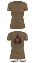 A Co. 1-3 AB 9856173 Women's Short Sleeve V-neck Shirt - 8